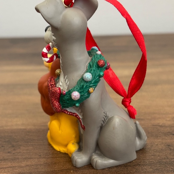 Disney Parks LADY AND THE TRAMP Holiday Christmas Tree Ornament Dogs Decor Candy - Picture 9 of 13